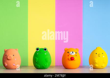 Squeaky Toy Frog Stock Photo - Alamy