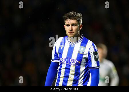 Hillsborough Stadium, Sheffield, England - 7th January 2023 Josh Windass (11) of Sheffield Wednesday - during the game Sheffield Wednesday v Newcastle United, Emirates FA Cup,  2022/23, Hillsborough Stadium, Sheffield, England - 7th January 2023 Credit: Arthur Haigh/WhiteRosePhotos/Alamy Live News Stock Photo