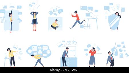 Premium Vector  Overloading illustration with busy work and multitasking  employee to finish documents or information