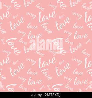 Valentine's seamless pattern vector doodle background digital paper illustration for web and print Stock Vector