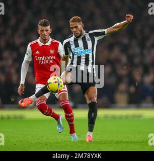 03 Jan 2023 - Arsenal v Newcastle United - Premier League - Emirates Stadium  Newcastle United's Joelinton during the Premier League match against Arsenal. Picture : Mark Pain / Alamy Live News Stock Photo