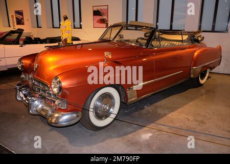 1954 Cadillac at automobile museum of Málaga, Spain. Stock Photo