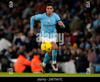 Manchester, UK. 8th Jan, 2023. Joao Cancelo of Manchester City during the The FA Cup match at the Etihad Stadium, Manchester. Picture credit should read: Andrew Yates/Sportimage Credit: Sportimage/Alamy Live News Stock Photo