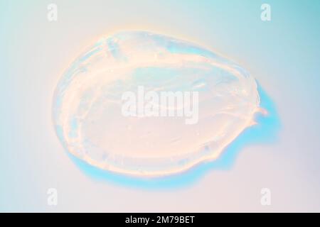 Colorful transparent gel. Medical and cosmetic concept Stock Photo