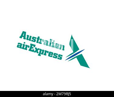 Australian airExpress, rotated logo, white background Stock Photo Alamy