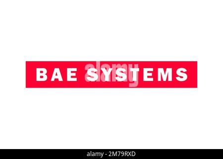 BAE Systems Marine, Logo, White Background Stock Photo