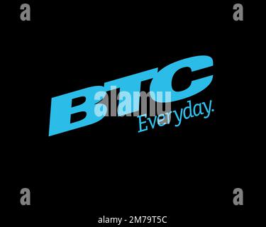 BTC Bahamas, Logo, Black background Stock Photo - Alamy