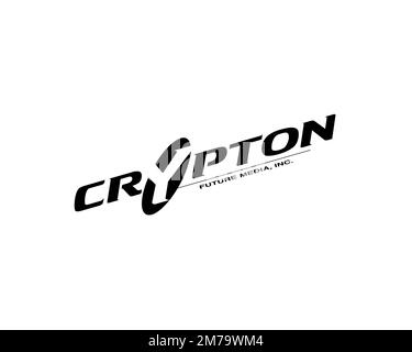 Crypton Future Media, Logo, White Background Stock Photo - Alamy