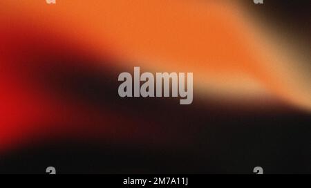 Orange black colors gradient background, grainy texture effect, web banner design Stock Photo