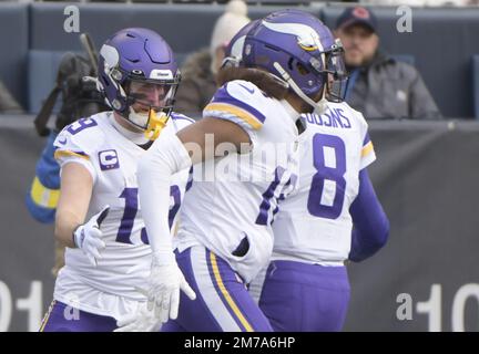 San Francisco 49ers cornerback Richard Sherman (25) breaks up a pass  intended for Minnesota Vikings wide receiver Adam Thielen (19) during an  NFL divisional playoff game, Saturday, Jan. 11, 2020, in Santa