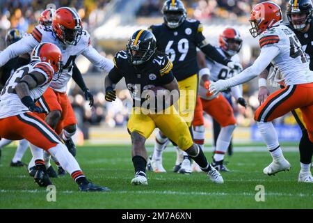 DEC 11th, 2022: Najee Harris #22 during the Steelers vs Ravens game in  Pittsburgh, PA. Jason Pohuski/CSM (Credit Image: © Jason Pohuski/CSM via  ZUMA Press Wire) (Cal Sport Media via AP Images