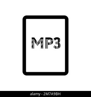 SVG file icon line isolated on white background. Black flat thin icon on modern outline style. Linear symbol and editable stroke. Simple and pixel per Stock Vector