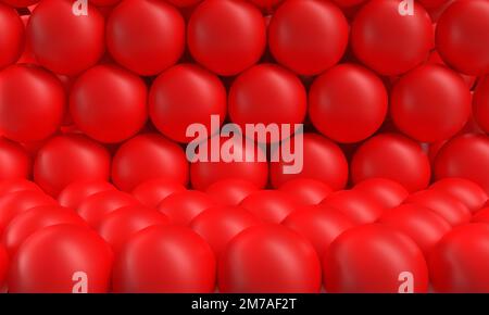 Red pink orange circle round shape creative graphic design background wallpaper empty abstract pattern symbol decoration ornament happy chinese new ye Stock Photo