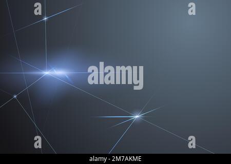 Digital technology background vector with blue neon geometric shapes Stock Vector