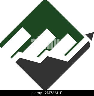 Financial Advisors Logo template Icon Illustration Brand Identity Stock Vector