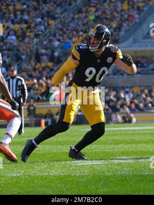 September 27th, 2020: T.J. Watt #90 during the Pittsburgh Steelers vs  Houston Texans game at Heinz Field in Pittsburgh, PA. Jason Pohuski/CSM  Stock Photo - Alamy