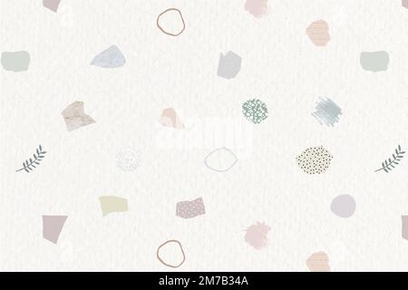 Ripped paper note seamless wallpaper design vector Stock Vector