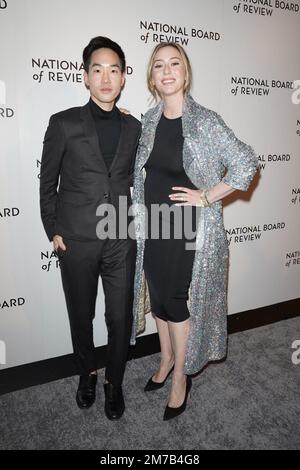 New York, NY, USA. 8th Jan, 2023. Dr. David Kim, Dr. Shereene Idriss at arrivals for The National Board of Review Annual Awards Gala 2023, Cipriani 42nd Street, New York, NY January 8, 2023. Credit: Kristin Callahan/Everett Collection/Alamy Live News Stock Photo