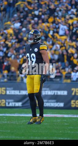 August 21st, 2021: Minkah Fitzpatrick #39 during the Pittsburgh Steelers vs  Detroit Lions game at Heinz Field in Pittsburgh, PA. Jason Pohuski/CSM  Stock Photo - Alamy