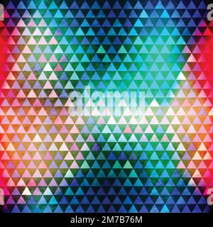 hipster triangle seamless pattern Stock Vector