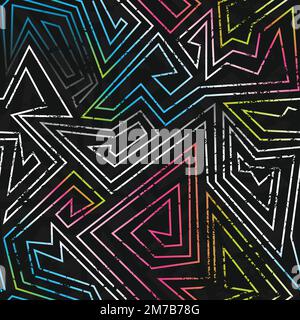 spectrum colored seamless pattern Stock Vector