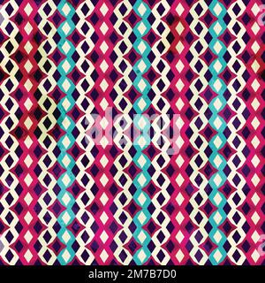 vintage mosaic seamless pattern Stock Vector