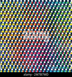 rainbow color circle seamless pattern Stock Vector