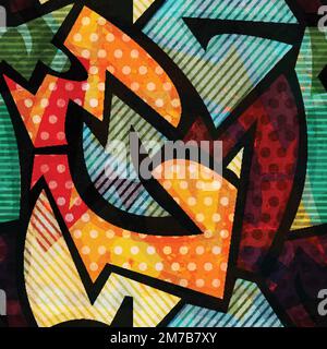 cloth geometric seamless pattern Stock Vector