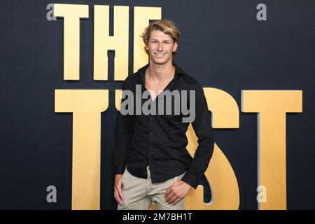 Sydney, Australia. 9th January 2023. Sam Fricker attends the premiere of The Test Season Two at Hoyts Entertainment Quarter. Credit: Richard Milnes/Alamy Live News Stock Photo