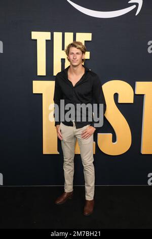 Sydney, Australia. 9th January 2023. Sam Fricker attends the premiere of The Test Season Two at Hoyts Entertainment Quarter. Credit: Richard Milnes/Alamy Live News Stock Photo