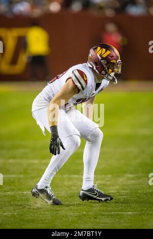 Maryland, USA. 20th Aug, 2021. August 20, 2021: Washington Football Team  defensive back Troy Apke (30) lines up at corner during the NFL preseason  game between the Cincinnati Bengals and the Washington