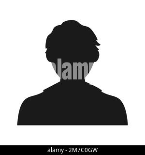 Man avatar profile icon. Vector illustration Stock Vector
