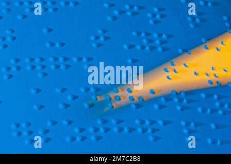 book with braille Stock Photo