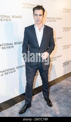 New York, United States. 08th Jan, 2023. Colin Farrell attends National Board Of Review Annual Awards Gala 2023 at Cipriani 42nd Street (Photo by Lev Radin/Pacific Press) Credit: Pacific Press Media Production Corp./Alamy Live News Stock Photo
