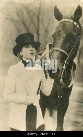 American silent movie actress Mae Murray in the movie The Merry Widow, 1925 Stock Photo