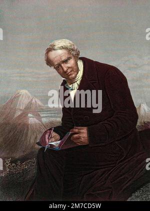 Portrait de Alexander von Humboldt (1769-1859), naturaliste allemand Stock Photo