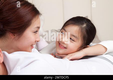 Family life in current China Stock Photo