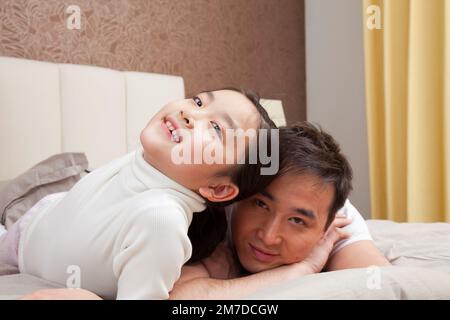 Family life in current China Stock Photo