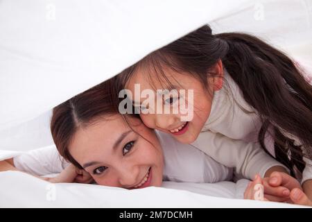 Family life in current China Stock Photo