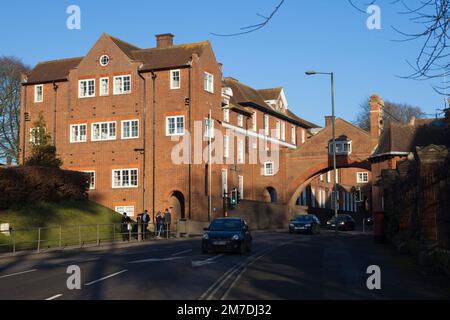 Marlborough college extrior buildings, Wiltshire, UK. Kate Middleton now  aprincess was schooled at Marlborough College. Stock Photo