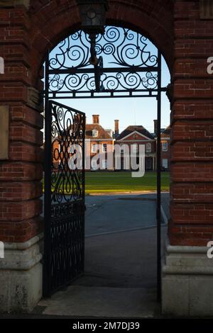 Marlborough college extrior buildings, Wiltshire, UK. Kate Middleton now  aprincess was schooled at Marlborough College. Stock Photo