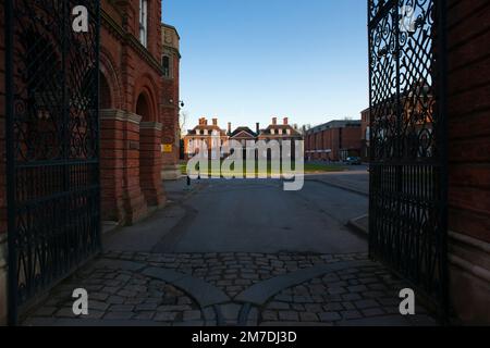 Marlborough college extrior buildings, Wiltshire, UK. Kate Middleton now  aprincess was schooled at Marlborough College. Stock Photo