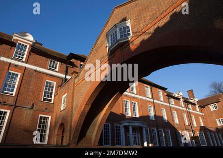 Marlborough college extrior buildings, Wiltshire, UK. Kate Middleton now  aprincess was schooled at Marlborough College. Stock Photo