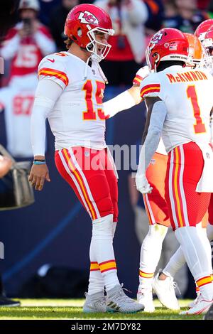 Denver Broncos wide receiver Jalen Virgil (15) plays against the