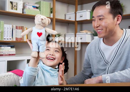 Family life in current China Stock Photo