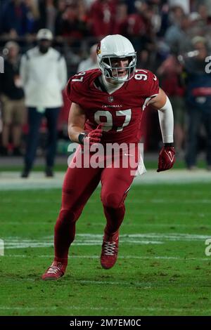 Arizona Cardinals running back James Conner showcases the NFL football  teams' new uniforms for the 2023 season, Thursday, April 20, 2023, in  Phoenix. (AP Photo/Matt York Stock Photo - Alamy