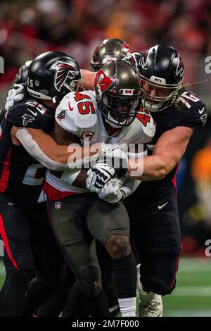 Tampa Bay Buccaneers nose tackle Ndamukong Suh (93) during the first half  of an NFL football game against the Atlanta Falcons Sunday, Sept. 19, 2021,  in Tampa, Fla. (AP Photo/Mark LoMoglio Stock