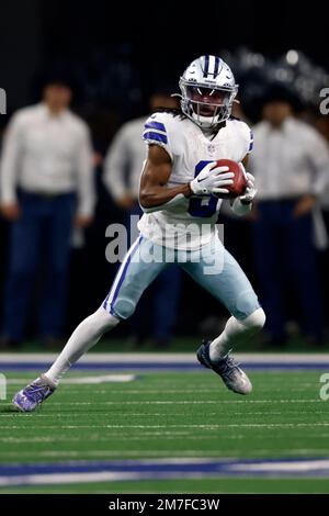 Dallas Cowboys wide receiver KaVontae Turpin (9) returns a punt against the  Houston Texans during an NFL football game in Arlington, Texas, Sunday, Dec.  11, 2022. (AP Photo/Ron Jenkins Stock Photo - Alamy