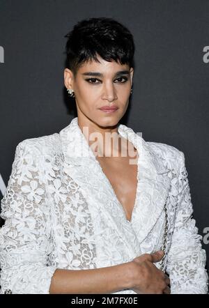 Sofia Boutella attends the MoMA Film Benefit honoring Guillermo del