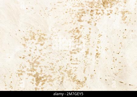 Rain water leaks on the wall causing damage Stock Photo